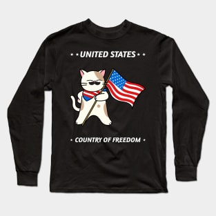 United States country of freedom Long Sleeve T-Shirt